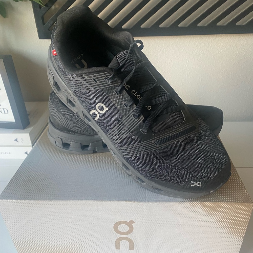 On Cloudgo Running Men's Black Athletic Shoes